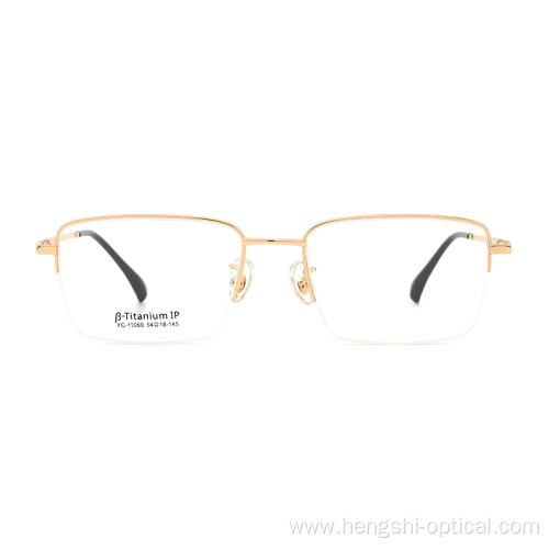 Classical Style Wholesale Pure Titanium Eyeglasses Frame Eyewear